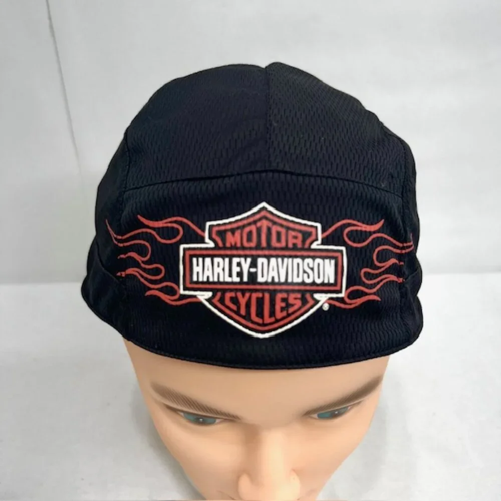 Collection Harley-Davidson 18 x9x11 Duffel Bag+Booth Sz 10M+Leather Glove+Beanie